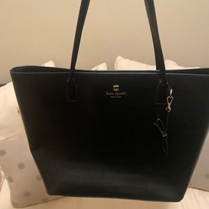 Kate Spade Black Sawyer Street Maxi Tote